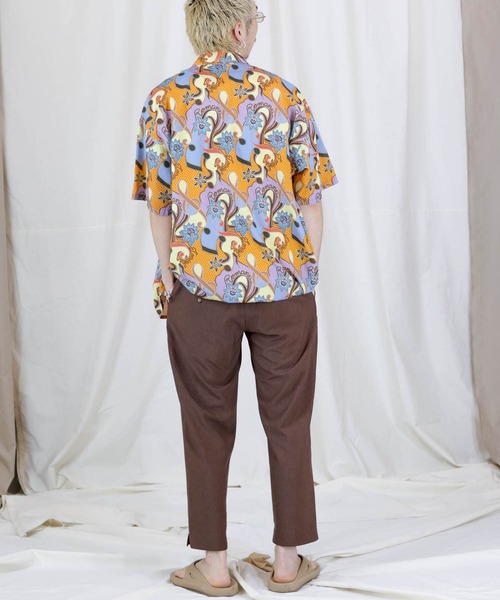 Iroquois(イロコイ)の「REFLAX WEATHER CLOTH PT【セットアップ対応】(その他パンツ・メンズ・ブラック/ベージュ/ネイビー/ブラウン・1/2/3)」の15枚目の写真