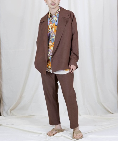 Iroquois(イロコイ)の「REFLAX WEATHER CLOTH PT【セットアップ対応】(その他パンツ・メンズ・ブラック/ベージュ/ネイビー/ブラウン・1/2/3)」の16枚目の写真