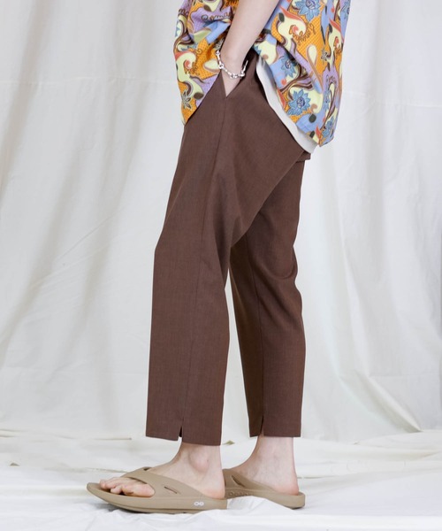Iroquois(イロコイ)の「REFLAX WEATHER CLOTH PT【セットアップ対応】(その他パンツ・メンズ・ブラック/ベージュ/ネイビー/ブラウン・1/2/3)」の11枚目の写真