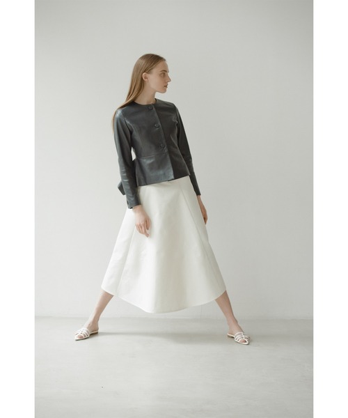 ESTNATION（エストネーション）の「COLUMN / ぺプラムレザージャケット