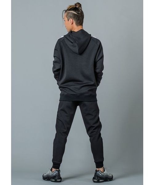 REGIEVO（レジエボ）の「REGIEVO サイドラインジョガーパンツ 着心地抜群の大人のジョガーパンツ（スウェットパンツ・メンズ・ブラック/グレー・M/XL/L/S）」の13枚目の写真