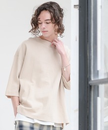 CASPER JOHN | Low Mock-neck Big T-shirts/ローモックネックビッグT(Tシャツ/カットソー)