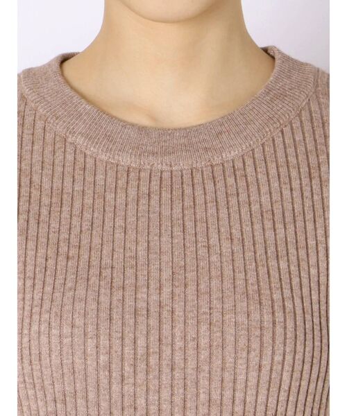 dazzlin（ダズリン）の「ギャザースリーブリブベストトップス（ニット/セーター・レディース・グレー/モカ・FREE）」の18枚目の写真