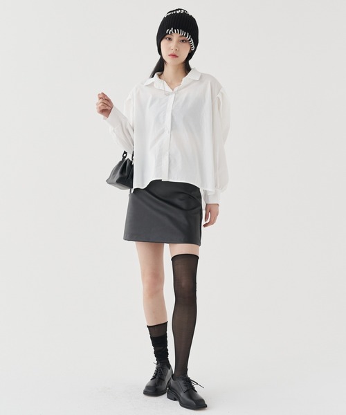 FEKETE（フェケテ）の「FEKETE WIDE BI-COLOR STITCH BEANIE（ニットキャップ/ビーニー・メンズ・ブラック/ベージュ・FREE）」の18枚目の写真