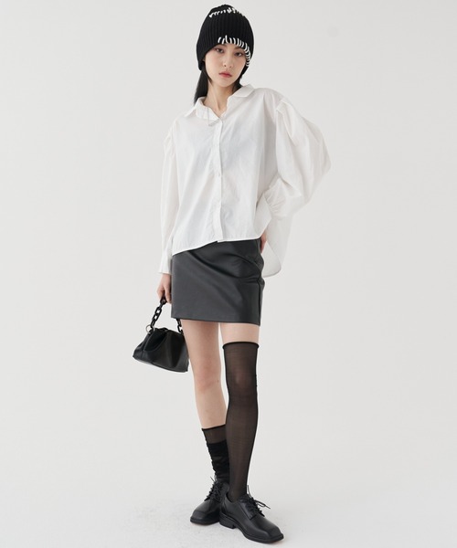 FEKETE（フェケテ）の「FEKETE WIDE BI-COLOR STITCH BEANIE（ニットキャップ/ビーニー・メンズ・ブラック/ベージュ・FREE）」の19枚目の写真