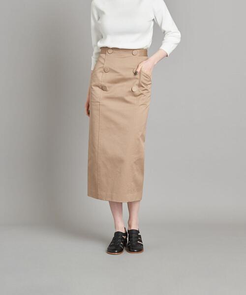 スカート Steven Alan BUTTON MOTIF TIGHT SKIRT Steven Alan（スティーブンアラン）の「＜Steven Alan＞BUTTON