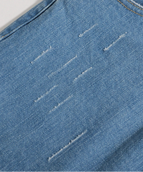 neos(ネオス)の「【neos -addictive design-】ストレッチ ブリーチ ダメージ スキニー デニムパンツ(デニムパンツ・メンズ・ブラック系その他/ブルー・MEDIUM/SMALL/LARGE/X-LARGE)」の16枚目の写真