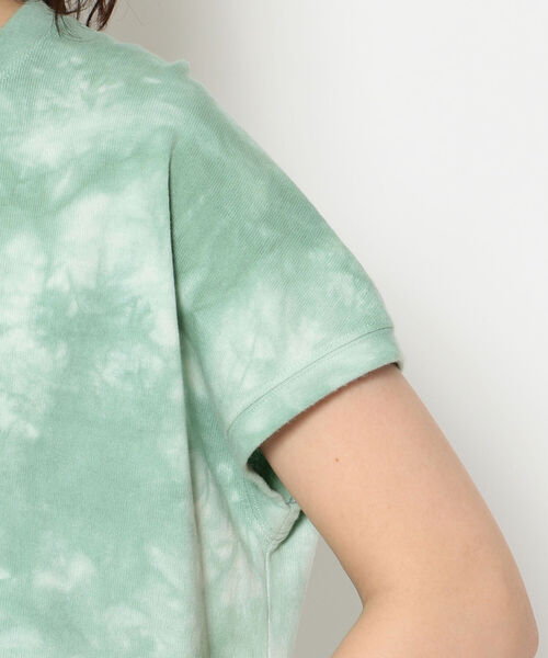 MANASTASH（マナスタッシュ）の「MANASTASH/マナスタッシュ　W-s TIEDYE LEAF LOGO　タイダイワンピ―ス（ワンピース・レディース・ベージュ/ブラウン/グリーン・MEDIUM）」の10枚目の写真