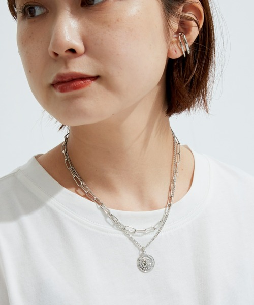 Auntie Rosa Holiday（アンティローザホリデー）の「ニュアンスイアリング（片耳）（イヤリング・レディース・ゴールド/シルバー・FREE）」の5枚目の写真