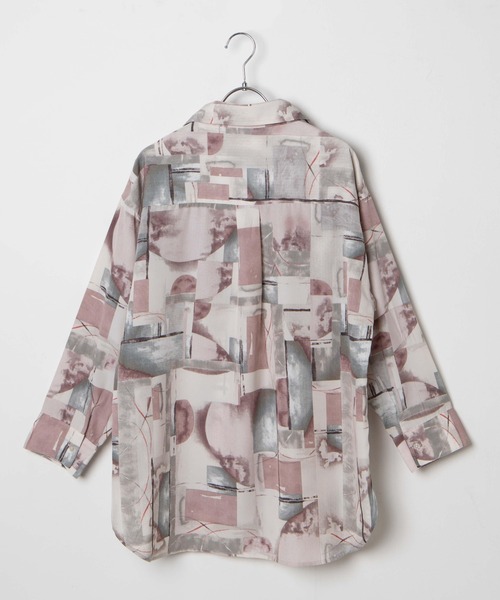 WEGO（ウィゴー）の「WEGO/ルーズマーブルシャツ（シャツ/ブラウス・レディース・その他3/その他1/その他2・FREE）」の8枚目の写真