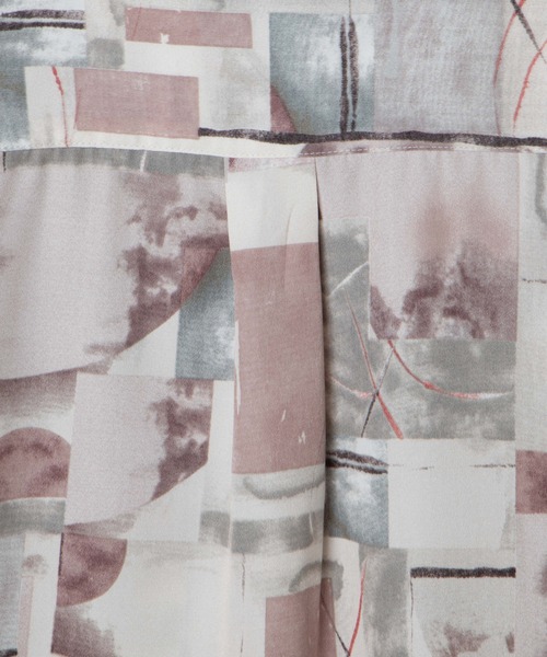 WEGO（ウィゴー）の「WEGO/ルーズマーブルシャツ（シャツ/ブラウス・レディース・その他3/その他1/その他2・FREE）」の4枚目の写真