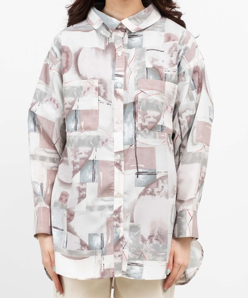 WEGO（ウィゴー）の「WEGO/ルーズマーブルシャツ（シャツ/ブラウス・レディース・その他3/その他1/その他2・FREE）」の19枚目の写真