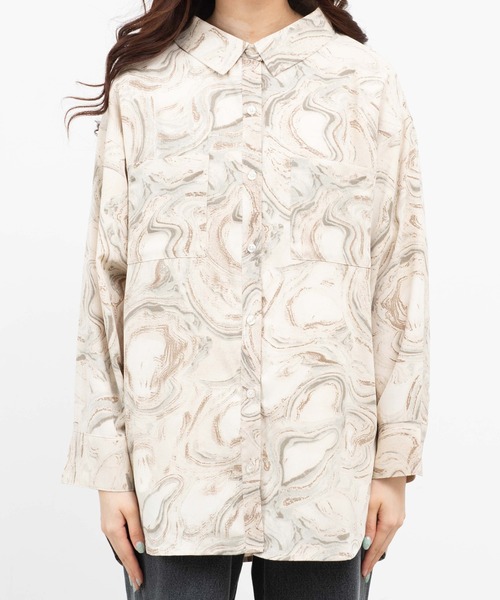 WEGO（ウィゴー）の「WEGO/ルーズマーブルシャツ（シャツ/ブラウス・レディース・その他3/その他1/その他2・FREE）」の20枚目の写真