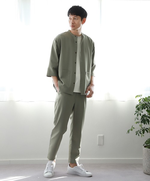 LAKOLE（ラコレ）の「スムーススウェットライクTシャツ / 939195（Tシャツ/カットソー・メンズ・ホワイト/ブルーグレー/チャコール/ベージュ/ライトグリーン・MEDIUM/LARGE/X-LARGE）」の21枚目の写真