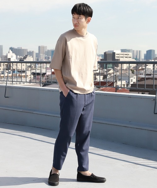 LAKOLE（ラコレ）の「スムーススウェットライクTシャツ / 939195（Tシャツ/カットソー・メンズ・ホワイト/ブルーグレー/チャコール/ベージュ/ライトグリーン・MEDIUM/LARGE/X-LARGE）」の11枚目の写真