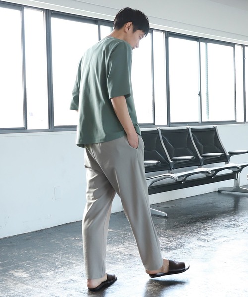 LAKOLE（ラコレ）の「スムーススウェットライクTシャツ / 939195（Tシャツ/カットソー・メンズ・ホワイト/ブルーグレー/チャコール/ベージュ/ライトグリーン・MEDIUM/LARGE/X-LARGE）」の19枚目の写真