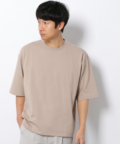 LAKOLE（ラコレ）の「スムーススウェットライクTシャツ / 939195（Tシャツ/カットソー・メンズ・ホワイト/ブルーグレー/チャコール/ベージュ/ライトグリーン・MEDIUM/LARGE/X-LARGE）」の8枚目の写真