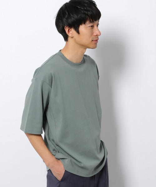 LAKOLE（ラコレ）の「スムーススウェットライクTシャツ / 939195（Tシャツ/カットソー・メンズ・ホワイト/ブルーグレー/チャコール/ベージュ/ライトグリーン・MEDIUM/LARGE/X-LARGE）」の12枚目の写真
