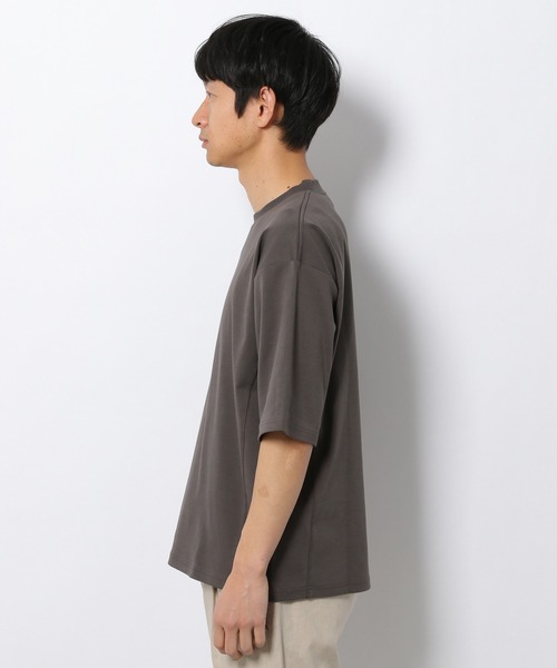 LAKOLE（ラコレ）の「スムーススウェットライクTシャツ / 939195（Tシャツ/カットソー・メンズ・ホワイト/ブルーグレー/チャコール/ベージュ/ライトグリーン・MEDIUM/LARGE/X-LARGE）」の20枚目の写真