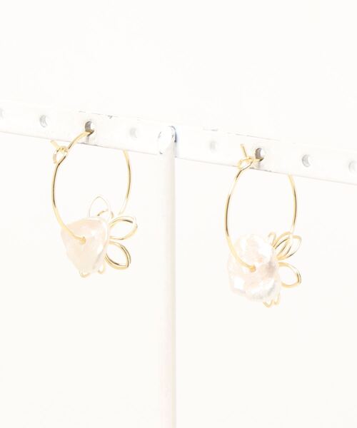 jumelle（ジュメロ）の「ワイヤーピアス（ピアス（両耳用）・レディース・A・FREE）」の2枚目の写真