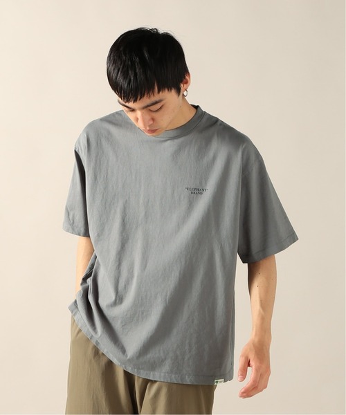 JOURNAL STANDARD relume（ジャーナルスタンダード　レリューム）の「【ELEPHANT BRAND/エレファント ブランド】バックプリントTシャツ（Tシャツ/カットソー・メンズ・グレー/ライトグリーン/シャーベット・MEDIUM/LARGE）」の6枚目の写真