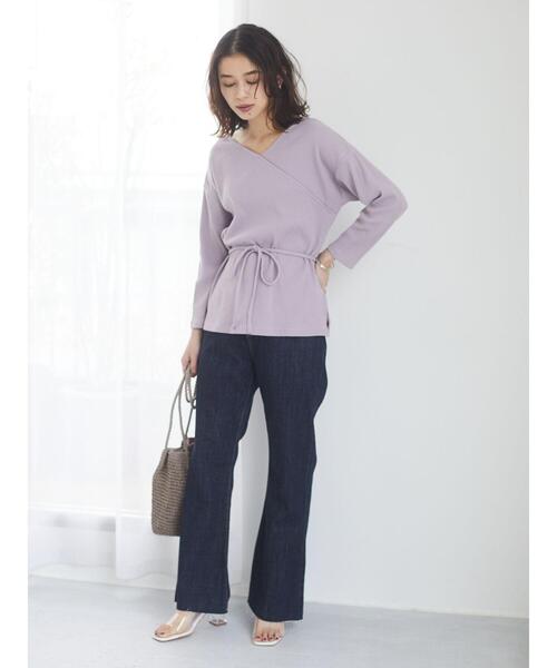 Green　Parks（グリーンパークス）の「・ロングハンドルペーパーショルダーバッグ＊（ショルダーバッグ・レディース・ライトベージュ/グレイッシュベージュ・FREE）」の7枚目の写真