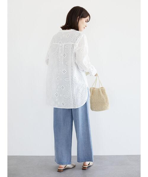 Green　Parks（グリーンパークス）の「・ロングハンドルペーパーショルダーバッグ＊（ショルダーバッグ・レディース・ライトベージュ/グレイッシュベージュ・FREE）」の3枚目の写真