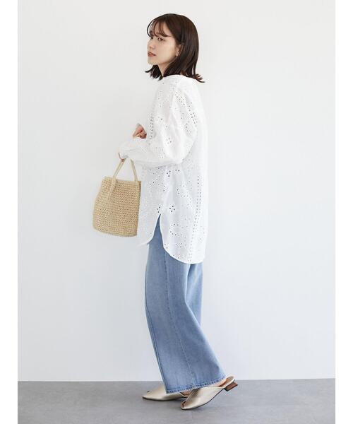 Green　Parks（グリーンパークス）の「・ロングハンドルペーパーショルダーバッグ＊（ショルダーバッグ・レディース・ライトベージュ/グレイッシュベージュ・FREE）」の8枚目の写真