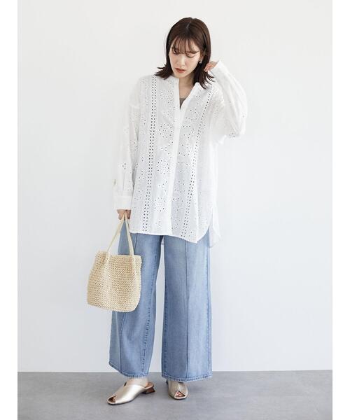 Green　Parks（グリーンパークス）の「・ロングハンドルペーパーショルダーバッグ＊（ショルダーバッグ・レディース・ライトベージュ/グレイッシュベージュ・FREE）」の9枚目の写真