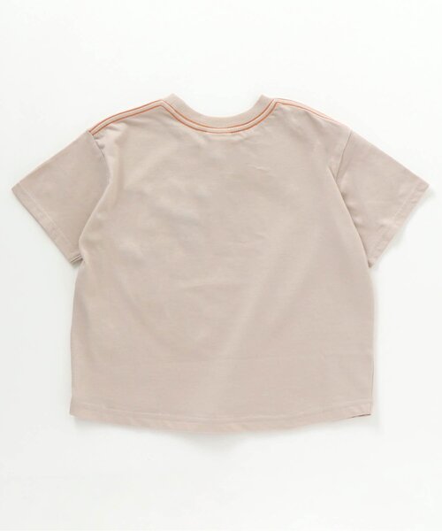 BREEZE(ブリーズ)の「アクティブボックスロゴTシャツ_吸水速乾(Tシャツ/カットソー・キッズ・チャコール/ベージュ/オフホワイト・100/130/90/150/120/110/140)」の11枚目の写真