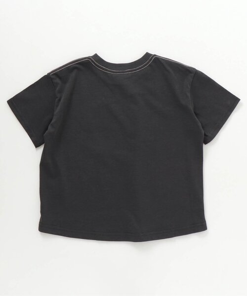 BREEZE(ブリーズ)の「アクティブボックスロゴTシャツ_吸水速乾(Tシャツ/カットソー・キッズ・チャコール/ベージュ/オフホワイト・100/130/90/150/120/110/140)」の10枚目の写真