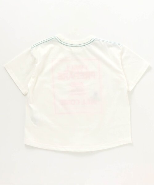 BREEZE(ブリーズ)の「アクティブボックスロゴTシャツ_吸水速乾(Tシャツ/カットソー・キッズ・チャコール/ベージュ/オフホワイト・100/130/90/150/120/110/140)」の9枚目の写真