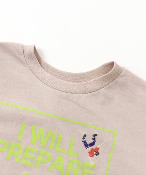 BREEZE(ブリーズ)の「アクティブボックスロゴTシャツ_吸水速乾(Tシャツ/カットソー・キッズ・チャコール/ベージュ/オフホワイト・100/130/90/150/120/110/140)」の8枚目の写真
