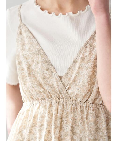 earth music&ecology（アースミュージックアンドエコロジー）の「カシュクールキャミワンピース ＊（ワンピース・レディース・モカ/ミント/その他・FREE）」の19枚目の写真