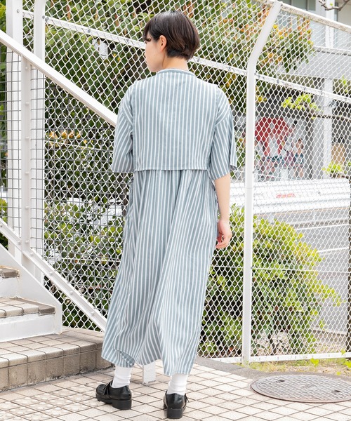 kutir（クティール）の「レイヤード風シャツワンピース（シャツ