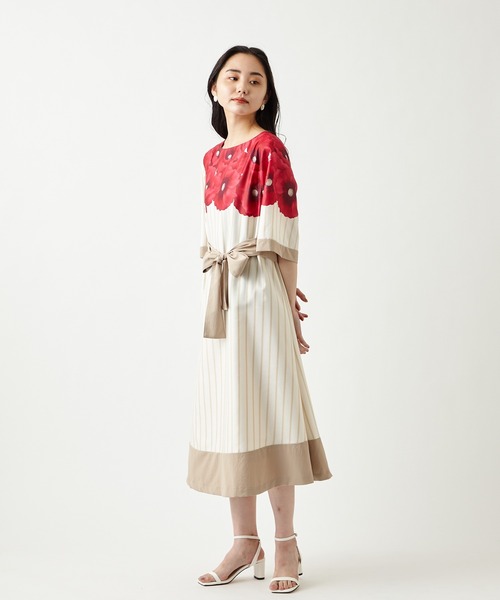 ふりふ（フリフ）の「【姉萌音】ウエストリボンワンピース（ワンピース・レディース・ピンク系その他/ライラック・FREE）」の12枚目の写真