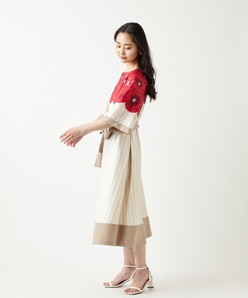 ふりふ（フリフ）の「【姉萌音】ウエストリボンワンピース（ワンピース・レディース・ピンク系その他/ライラック・FREE）」の13枚目の写真