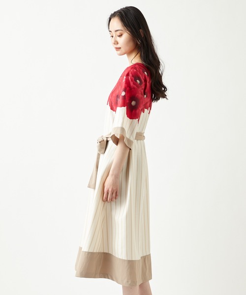 ふりふ（フリフ）の「【姉萌音】ウエストリボンワンピース（ワンピース・レディース・ピンク系その他/ライラック・FREE）」の15枚目の写真