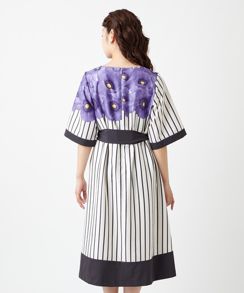 ふりふ（フリフ）の「【姉萌音】ウエストリボンワンピース（ワンピース・レディース・ピンク系その他/ライラック・FREE）」の5枚目の写真