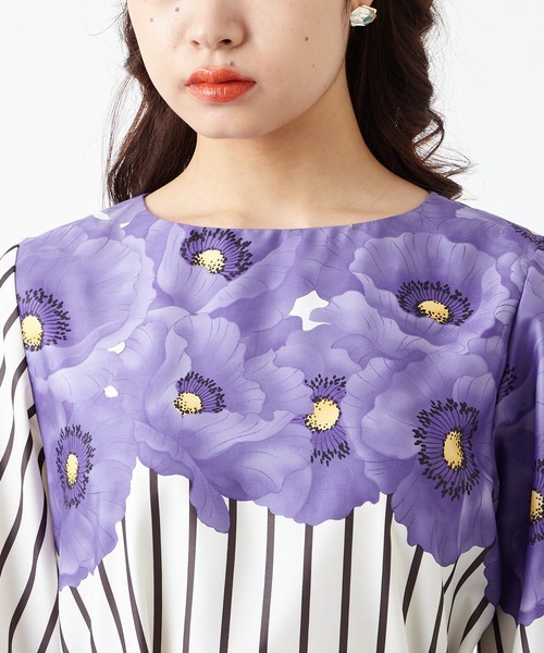 ふりふ（フリフ）の「【姉萌音】ウエストリボンワンピース（ワンピース・レディース・ピンク系その他/ライラック・FREE）」の6枚目の写真