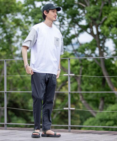 coen（コーエン）の「ソデハイショクポケットTシャツ（Tシャツ/カットソー・メンズ・ライトグレー/ベージュ/ライム・SMALL/MEDIUM/LARGE/X-LARGE）」の11枚目の写真