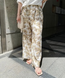 CAPRICIEUX LE'MAGE | 〈WEB限定〉リネンタッチボタニカルパンツ(その他パンツ)