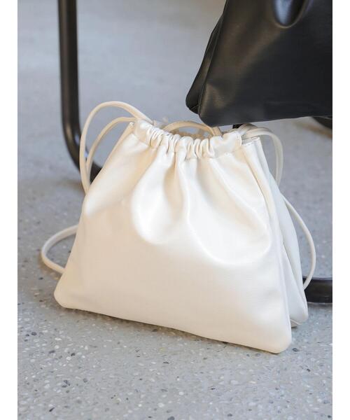 AMERICAN HOLIC（アメリカンホリック）の「巾着ショルダーバッグ　＊（ショルダーバッグ・レディース・ブラック/シルバー/ホワイト・FREE）」の9枚目の写真