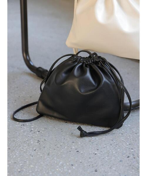 AMERICAN HOLIC（アメリカンホリック）の「巾着ショルダーバッグ　＊（ショルダーバッグ・レディース・ブラック/シルバー/ホワイト・FREE）」の6枚目の写真