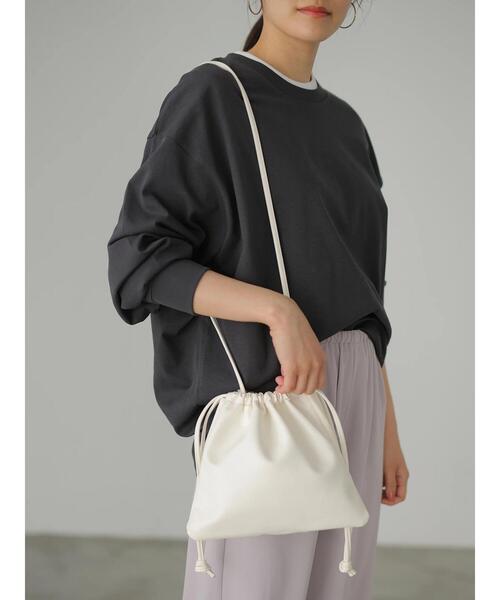 AMERICAN HOLIC（アメリカンホリック）の「巾着ショルダーバッグ　＊（ショルダーバッグ・レディース・ブラック/シルバー/ホワイト・FREE）」の8枚目の写真