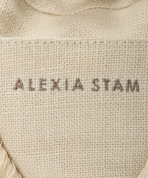 ALEXIA STAM（アリシアスタン）の「V Fringe Drawstring Bag/Vフリンジドロストリングバッグ（ショルダーバッグ・レディース・アイボリー・FREE）」の9枚目の写真