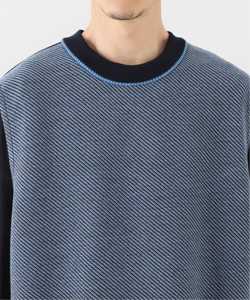 WRAPINKNOT（ラッピンノット）の「【WKED / ウィークエンド】 フェイクデニム ニットベスト（ベスト・メンズ・ネイビー・MEDIUM/LARGE）」の6枚目の写真