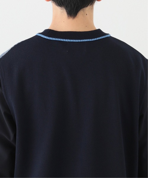 WRAPINKNOT（ラッピンノット）の「【WKED / ウィークエンド】 フェイクデニム ニットベスト（ベスト・メンズ・ネイビー・MEDIUM/LARGE）」の7枚目の写真