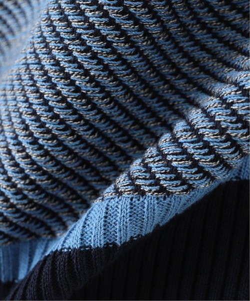 WRAPINKNOT（ラッピンノット）の「【WKED / ウィークエンド】 フェイクデニム ニットベスト（ベスト・メンズ・ネイビー・MEDIUM/LARGE）」の13枚目の写真