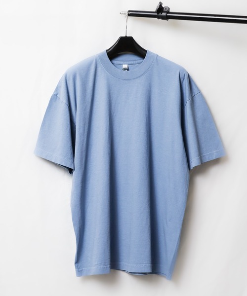 LOS ANGELES APPAREL（ロサンゼルスアパレル）の「★LOS ANGELES APPAREL★6.5oz Garment Dye CrewNeck T-SHIRT - ロサンゼルスアパレル　ガーメントダイクルーネックTシャツ（Tシャツ/カットソー・レディース・グリーン/クリーム/クリアブルー/スミクロ/パープル/ベージュ/ブラック/ホワイト/ライトグレー/ライトピンク/レッド系その他2/ネイビー/レッド系その他・X-LARGE/XX-LARGE/LARGE/MEDIUM/XXX-LARGE/SMALL）」の15枚目の写真